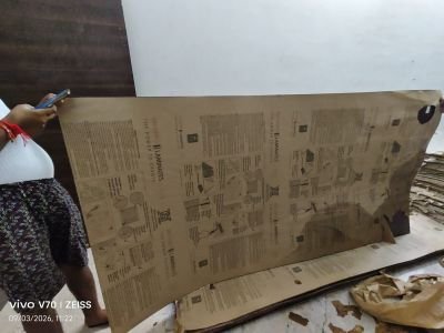 Water Damaged Stock of Laminate Sheets